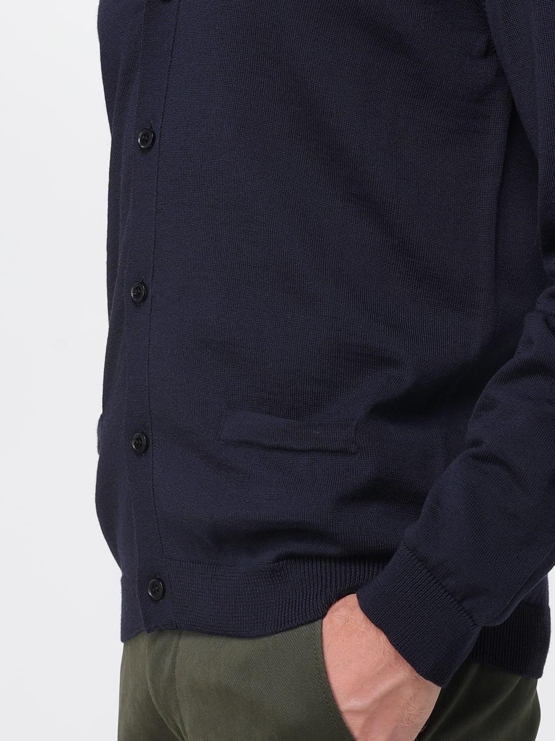 ROBERTO COLLINA SWEATER: Sweater men Roberto Collina, Blue - Img 4