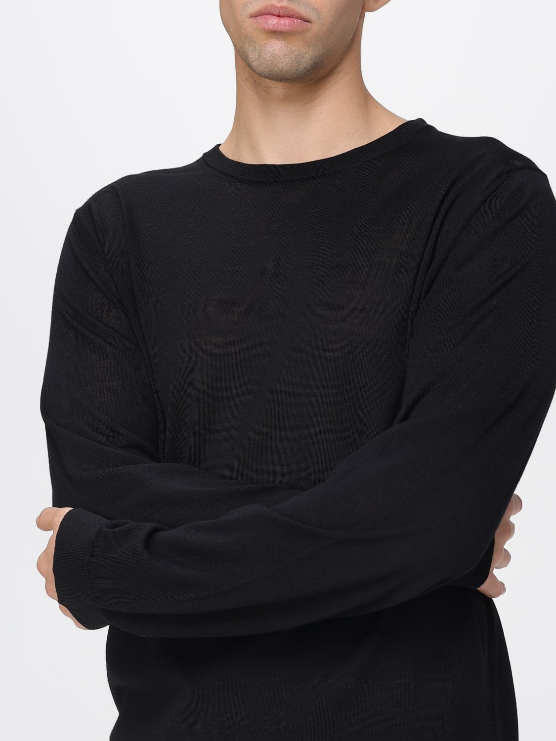 ROBERTO COLLINA SWEATER: Sweater men Roberto Collina, Black - Img 3