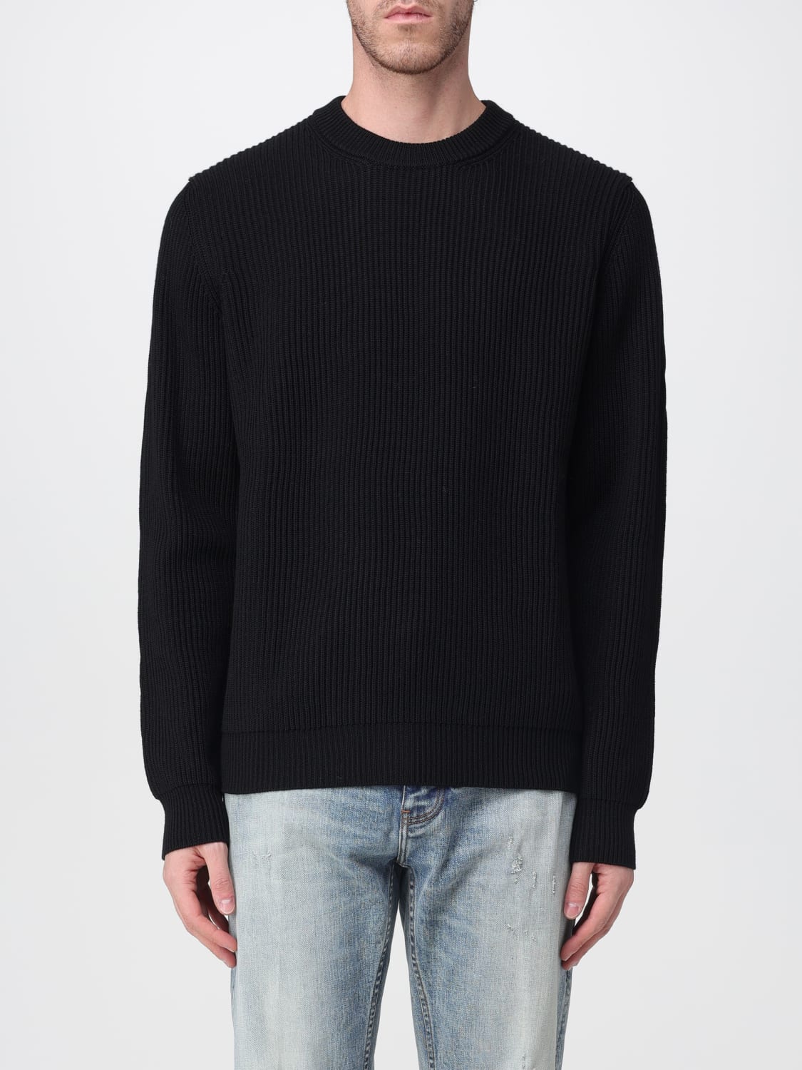 ROBERTO COLLINA SWEATER: Sweater men Roberto Collina, Black - Img 1