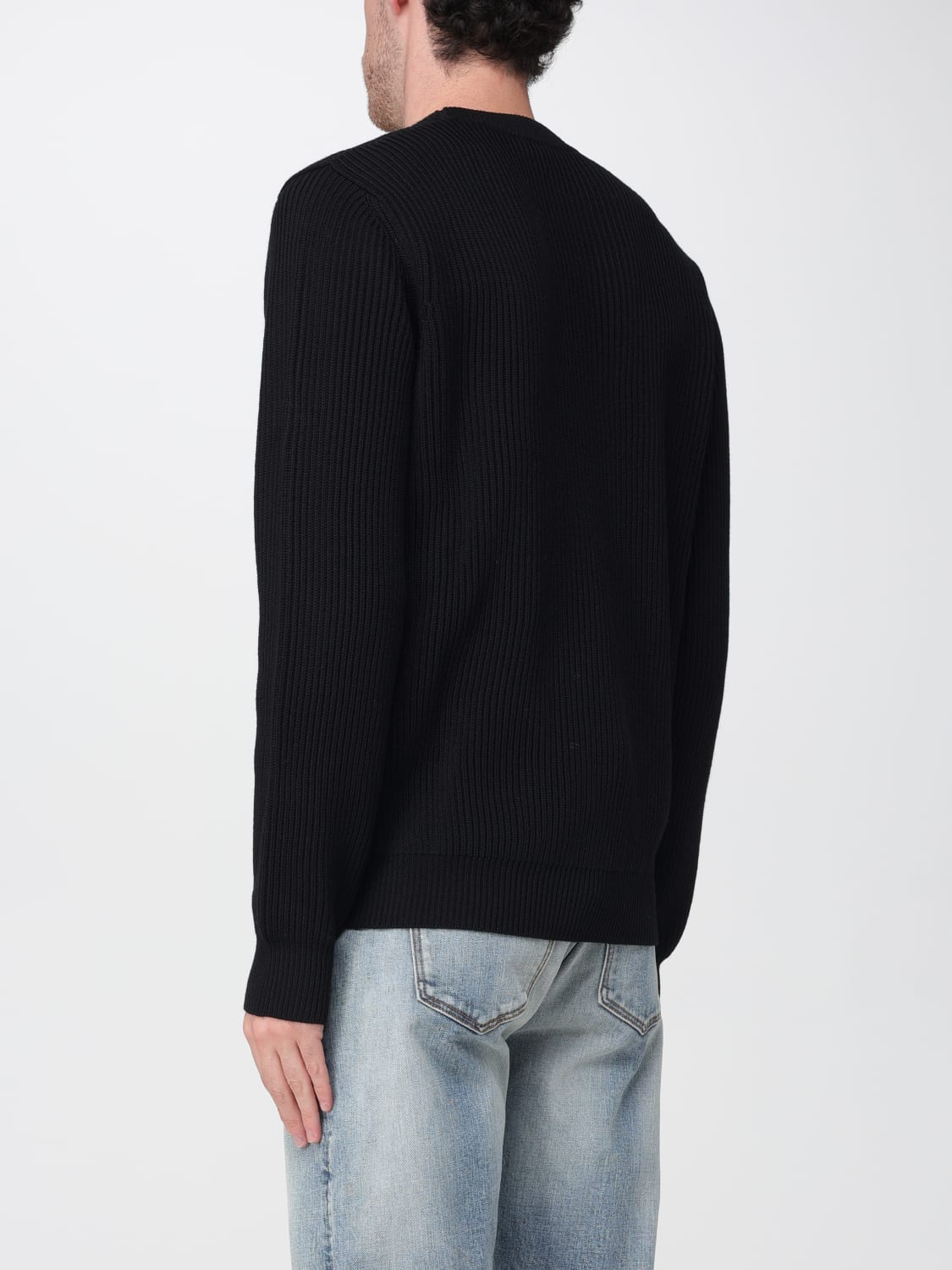 ROBERTO COLLINA SWEATER: Sweater men Roberto Collina, Black - Img 2