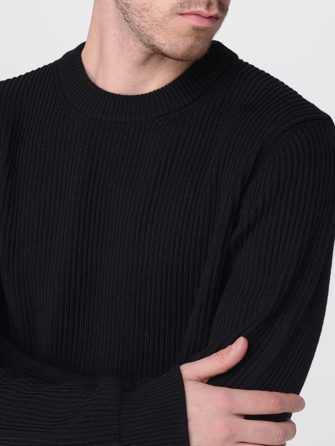ROBERTO COLLINA SWEATER: Sweater men Roberto Collina, Black - Img 3