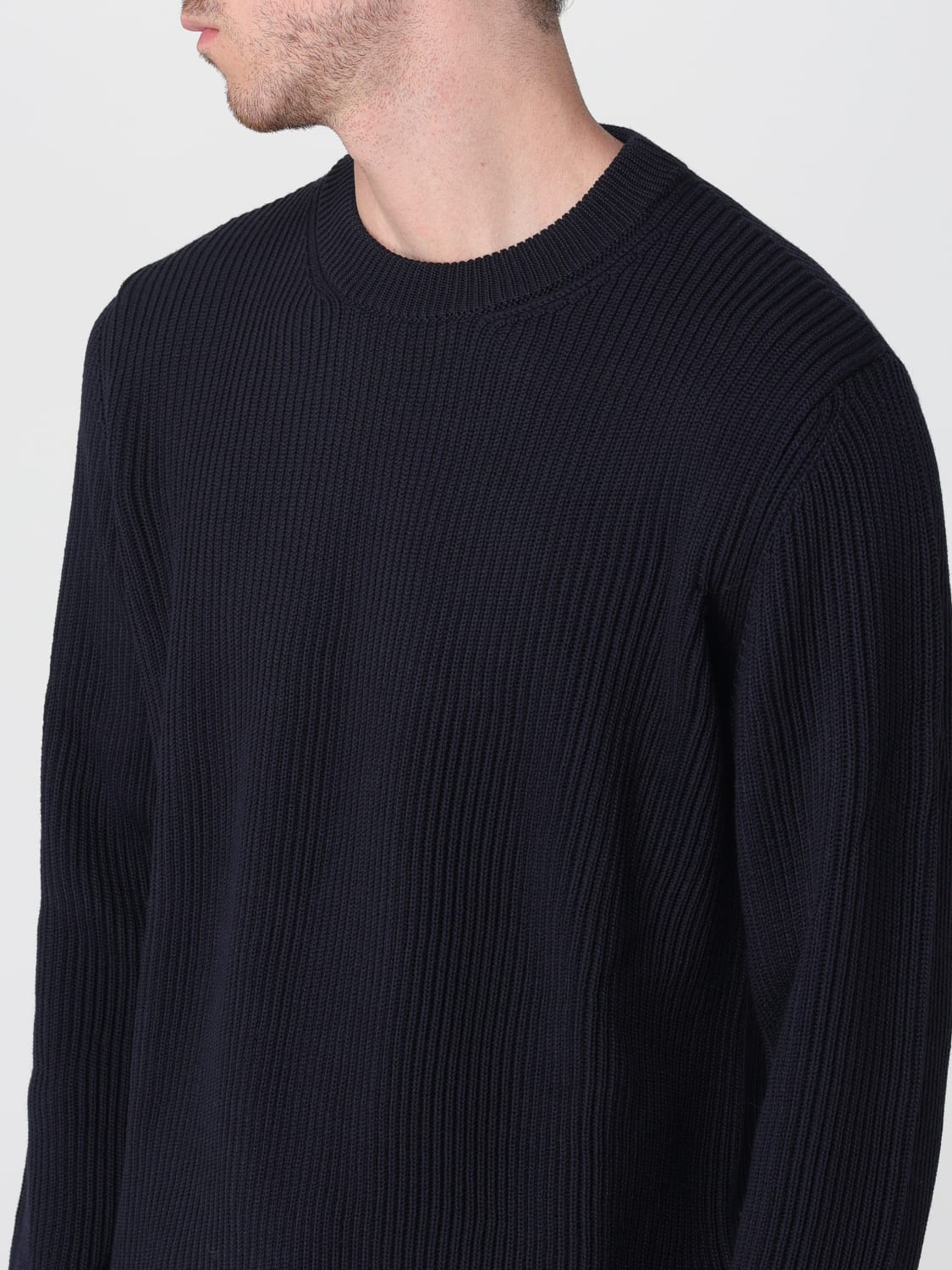 ROBERTO COLLINA SWEATER: Sweater men Roberto Collina, Blue - Img 3