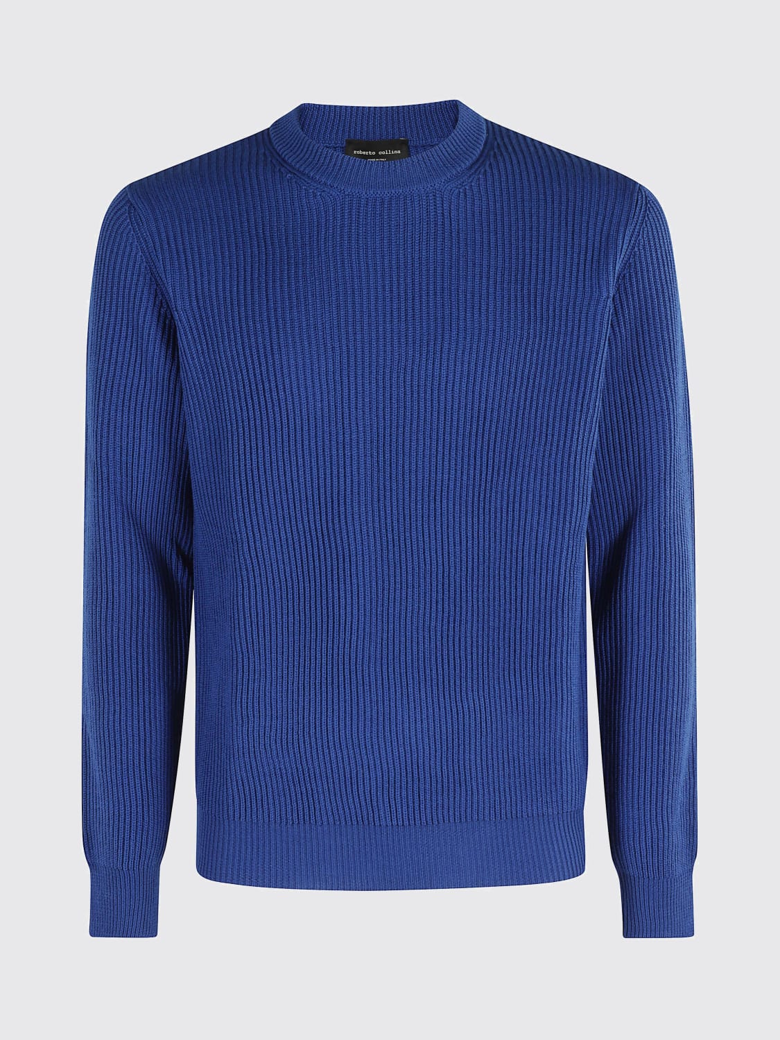 ROBERTO COLLINA PULLOVER: Pullover herren Roberto Collina, Elektrischblau - Img 1