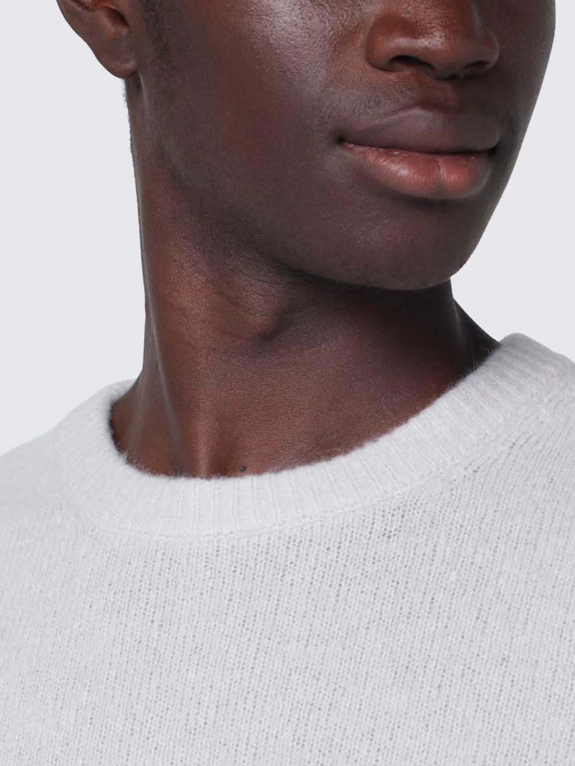 ROBERTO COLLINA MAGLIA: Maglia a girocollo basic Roberto Collina, Grigio - Img 3