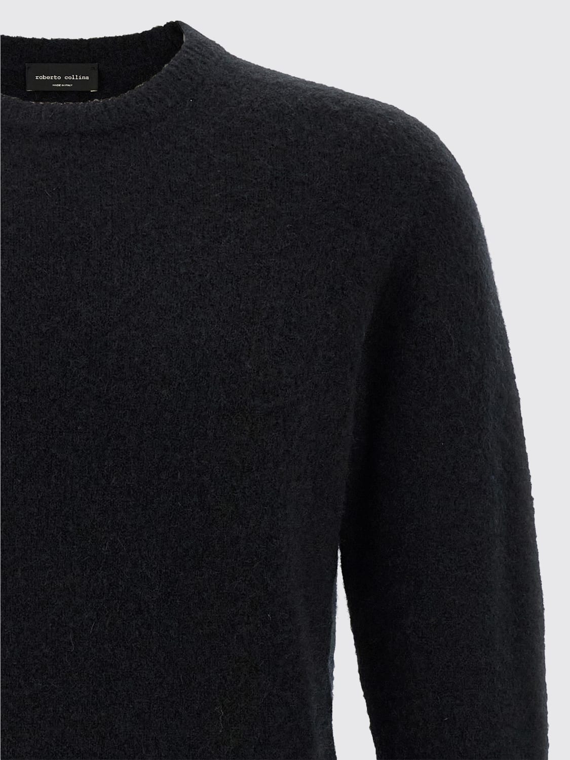 ROBERTO COLLINA SWEATER: Sweater men Roberto Collina, Black 1 - Img 3