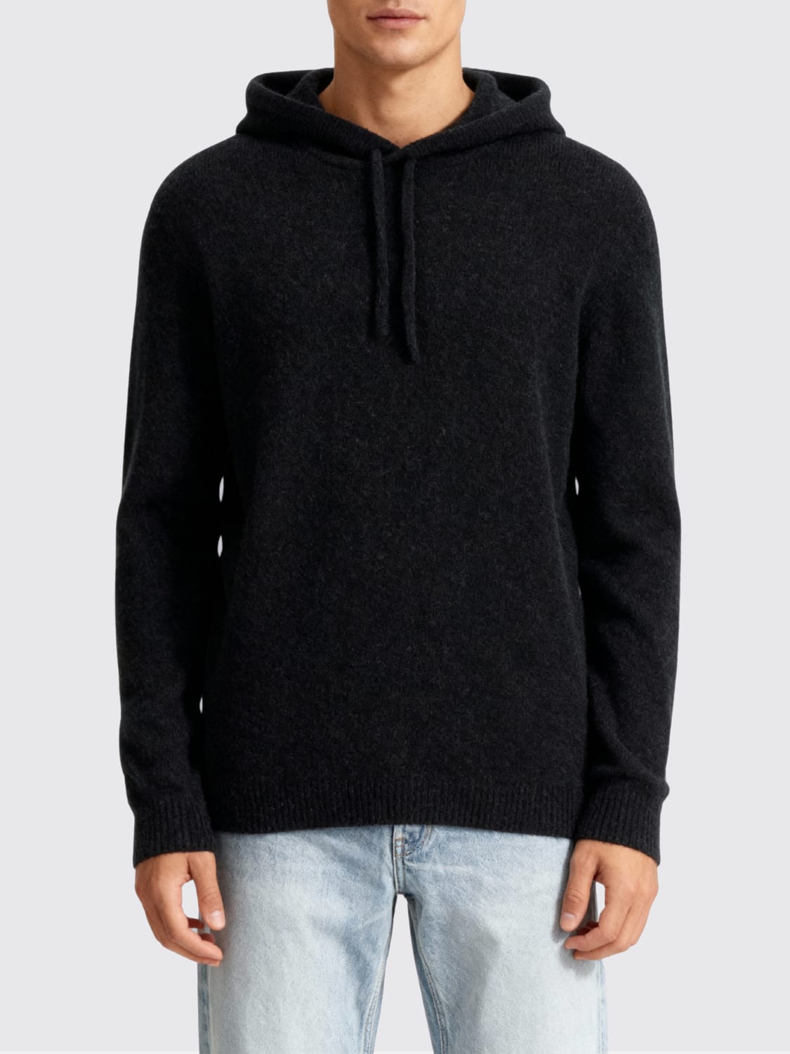 ROBERTO COLLINA SWEATSHIRT: Pullover herren Roberto Collina, Schwarz - Img 1