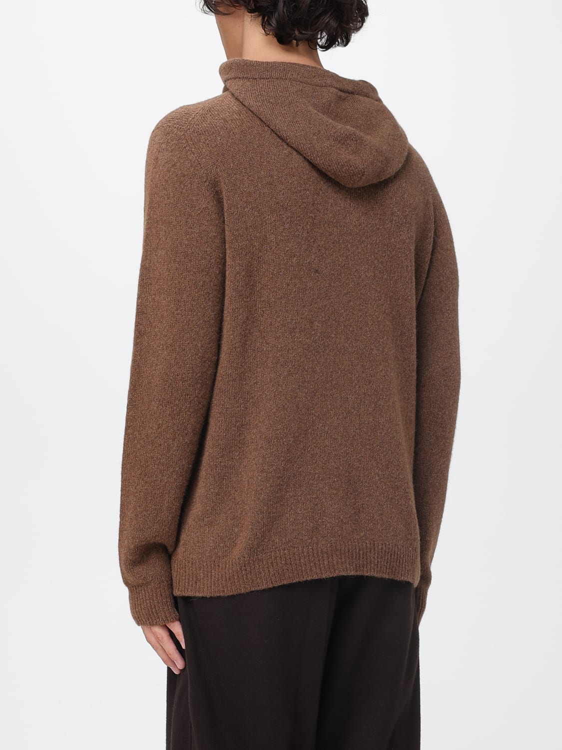ROBERTO COLLINA SWEATSHIRT: Sweater men Roberto Collina, Brown - Img 2
