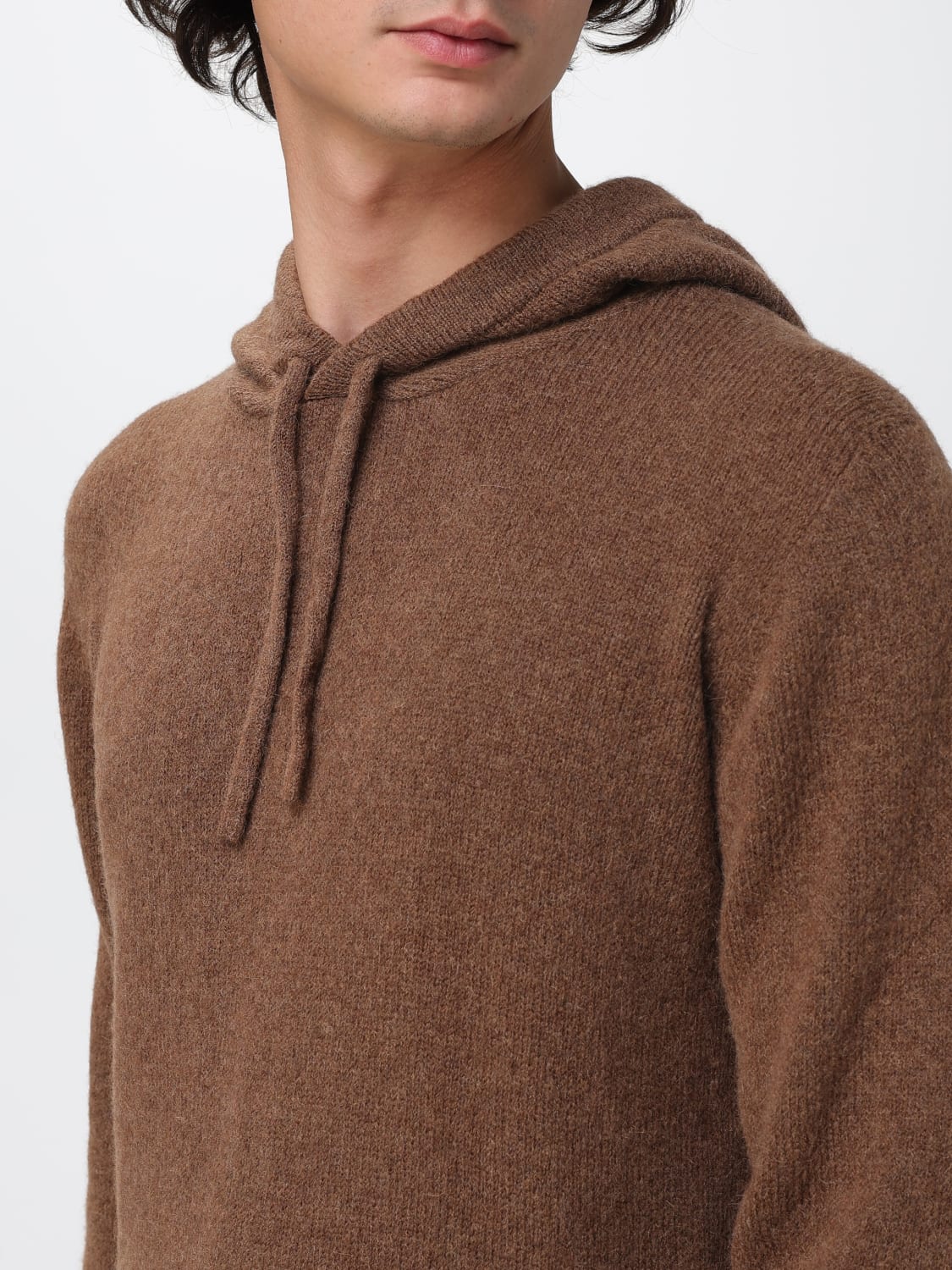 ROBERTO COLLINA SWEATSHIRT: Sweater men Roberto Collina, Brown - Img 3