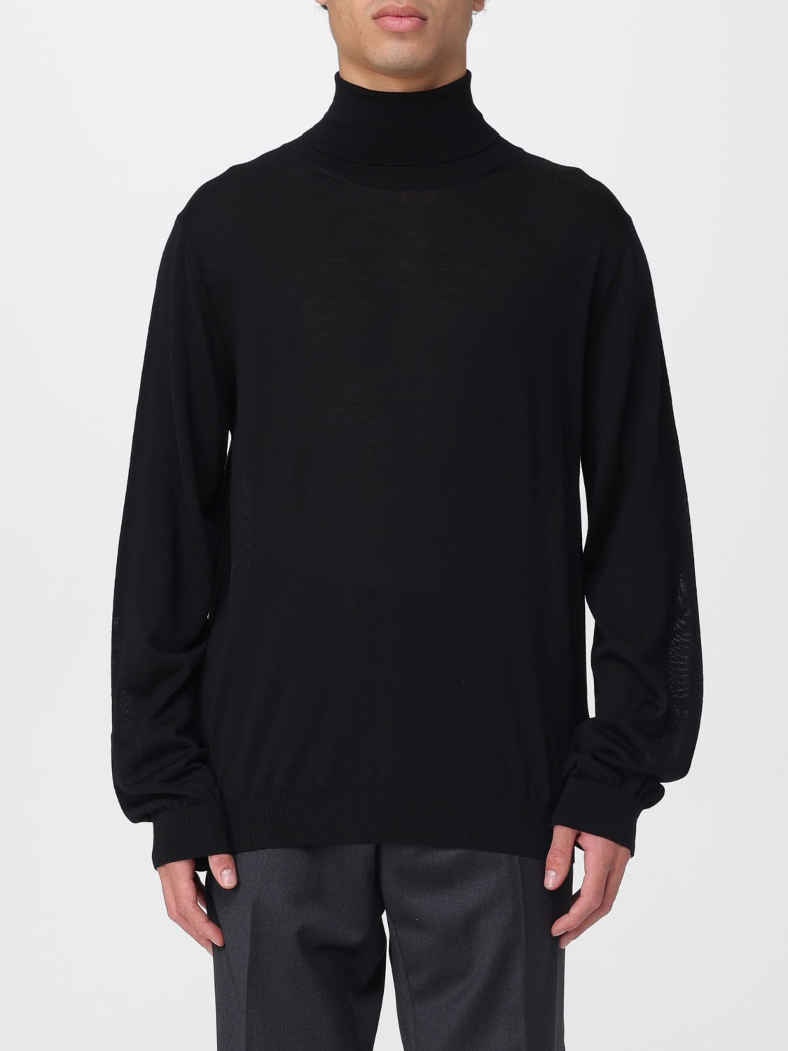 ROBERTO COLLINA PULLOVER: Pullover herren Roberto Collina, Schwarz - Img 1