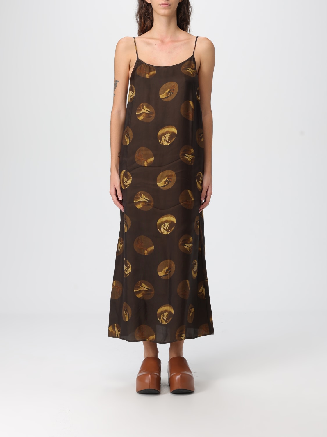 UMA WANG DRESS: Dress woman Uma Wang, Brown - Img 1