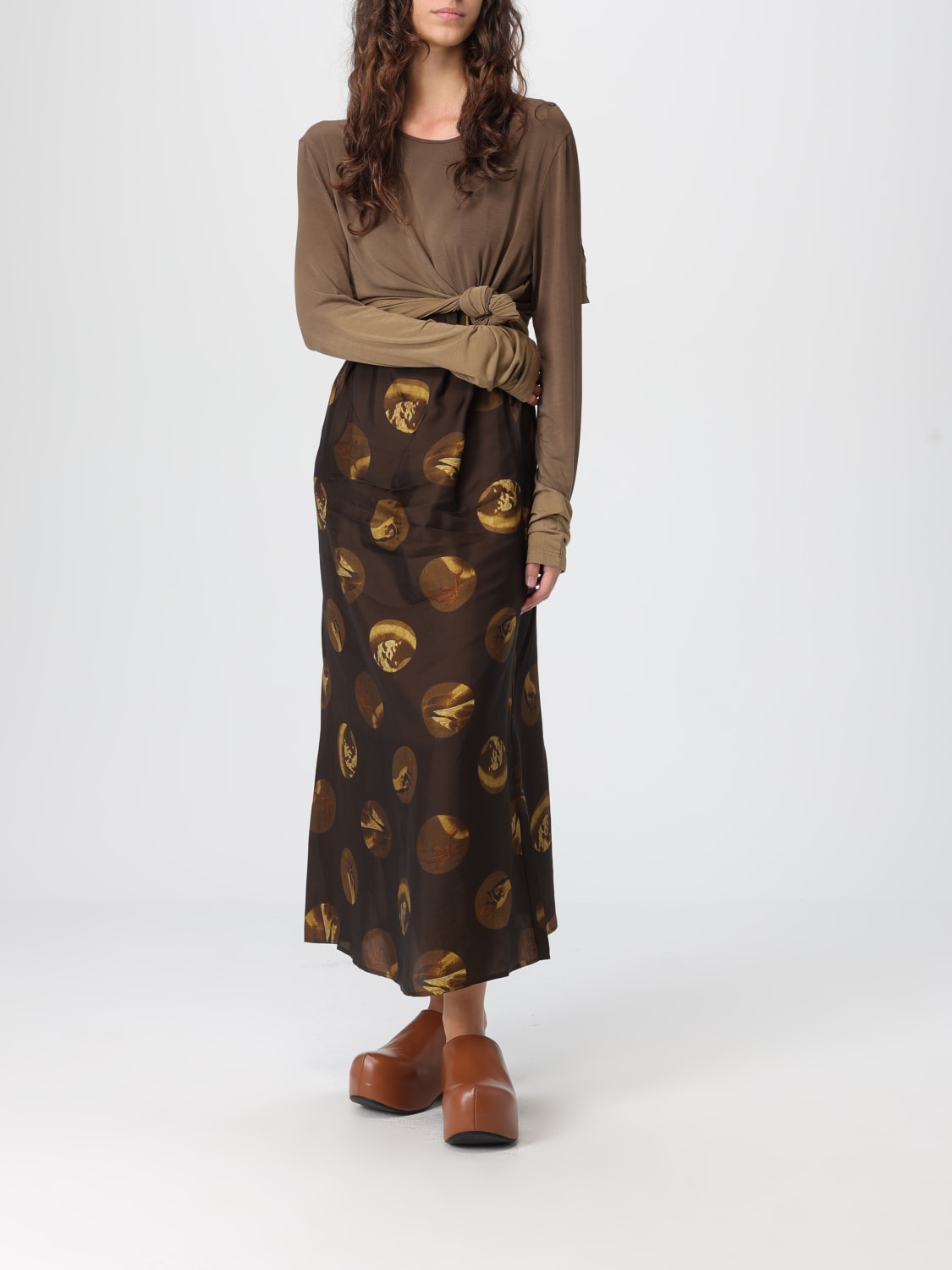 UMA WANG DRESS: Dress woman Uma Wang, Brown - Img 2