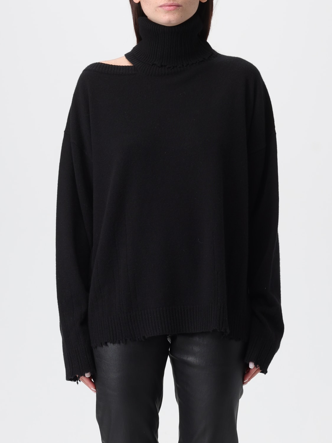 UMA WANG PULLOVER: Top damen Uma Wang, Schwarz - Img 1