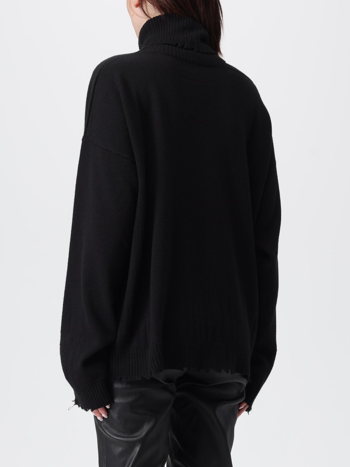 UMA WANG PULLOVER: Top damen Uma Wang, Schwarz - Img 3
