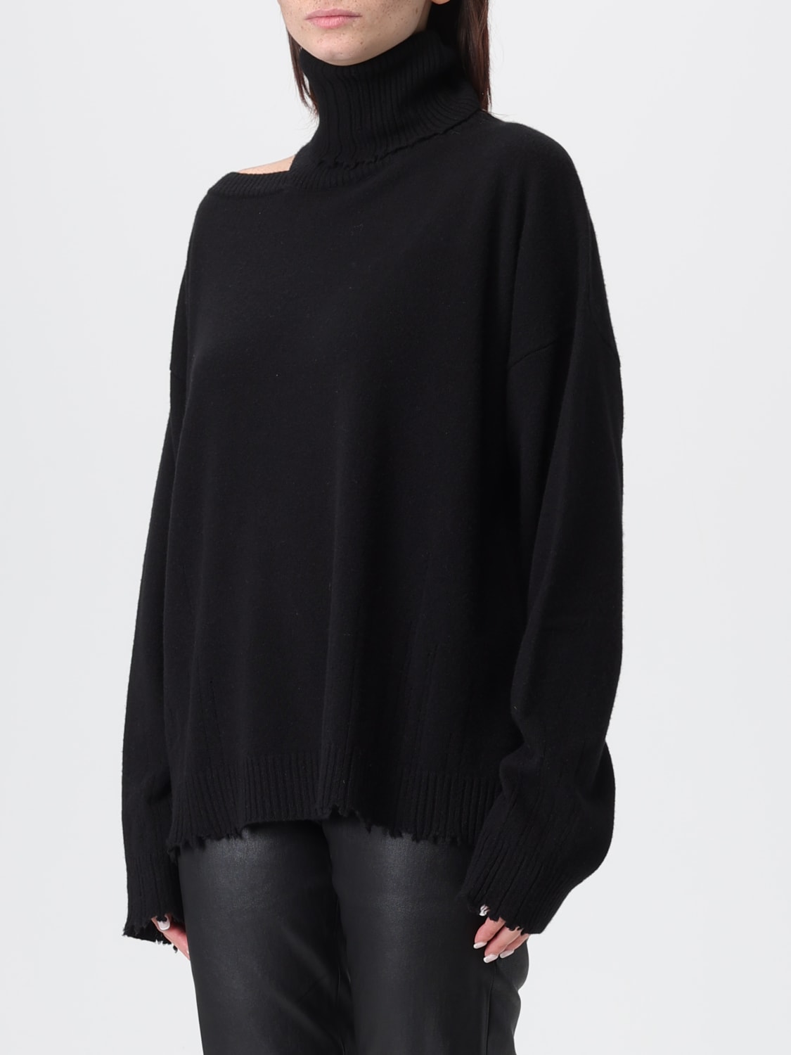 UMA WANG PULLOVER: Top damen Uma Wang, Schwarz - Img 4