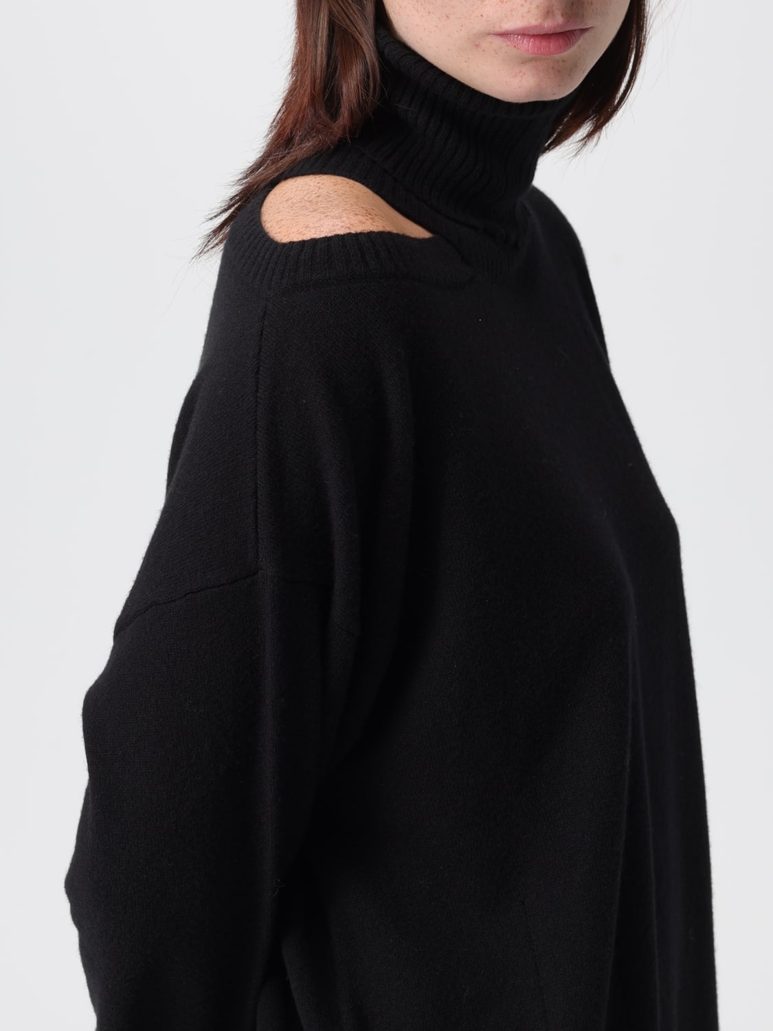 UMA WANG PULLOVER: Top damen Uma Wang, Schwarz - Img 5