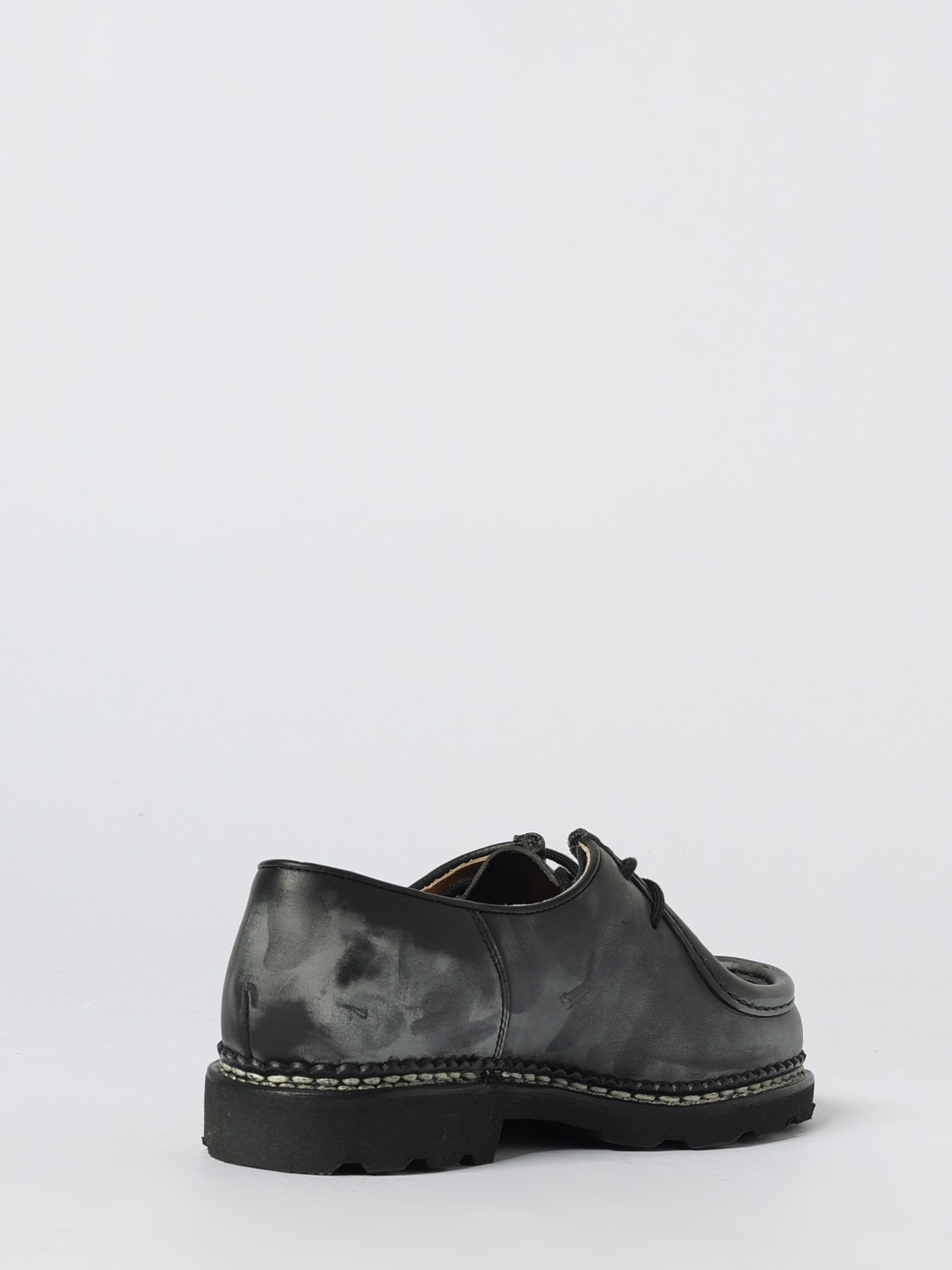 PARABOOT SCARPE STRINGATE: Derby Michael Paraboot in pelle used , Nero - Img 3
