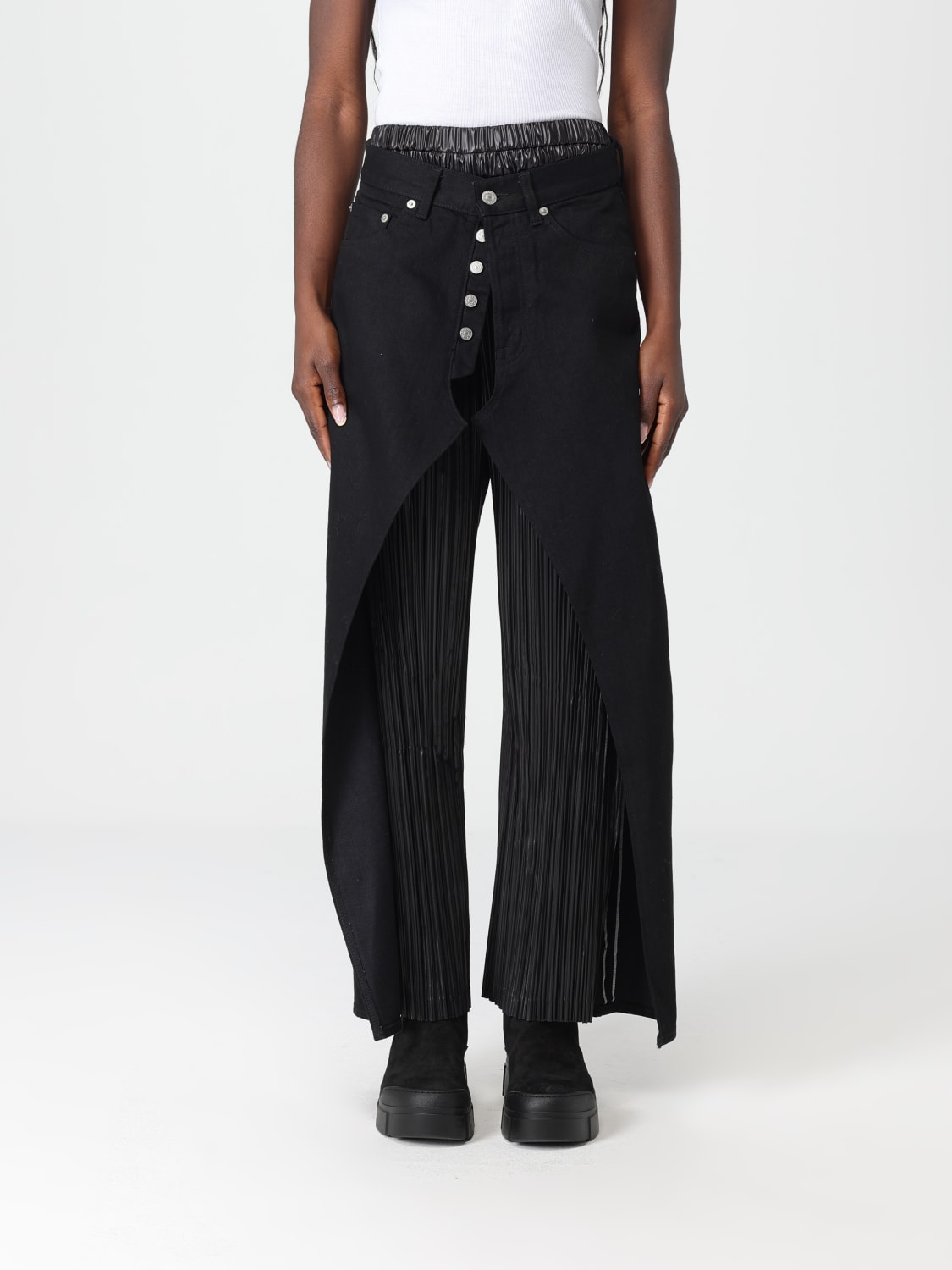 JUNYA WATANABE PANTALON: Pantalon femme Junya Watanabe, Noir - Img 1