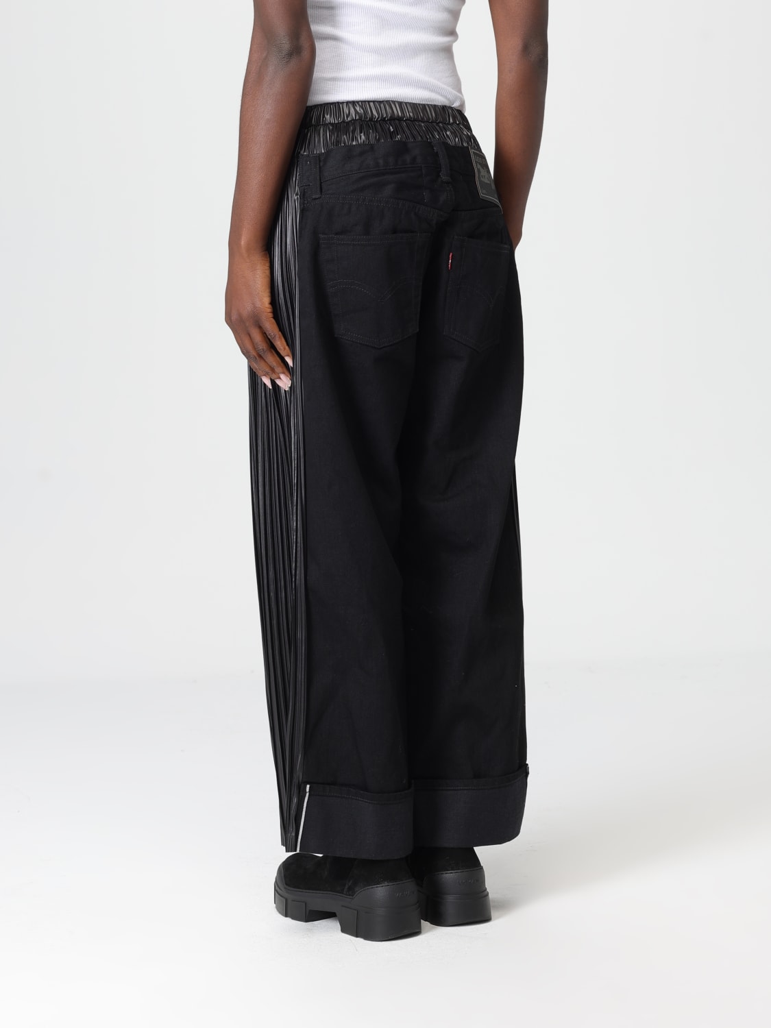 JUNYA WATANABE PANTS: Pants woman Junya Watanabe, Black - Img 3