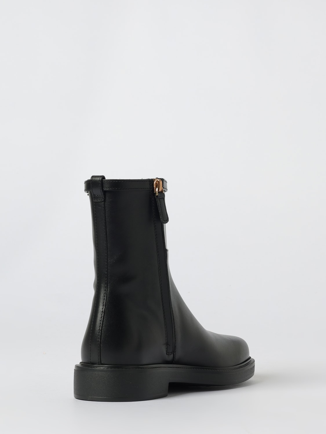 TOD'S BOOTS: Flat ankle boots woman Tod's, Black - Img 3