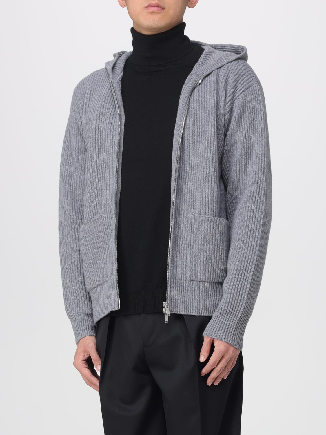 LARDINI SWEATER: Sweater men Lardini, Grey - Img 3