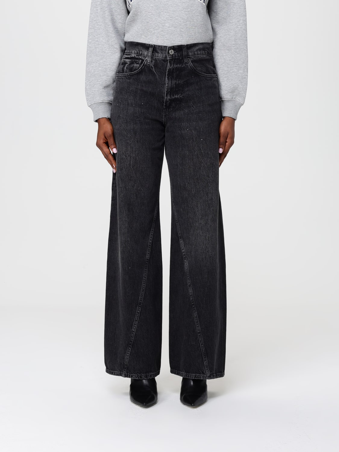 ANINE BING JEANS: Jeans woman Anine Bing, Black - Img 1