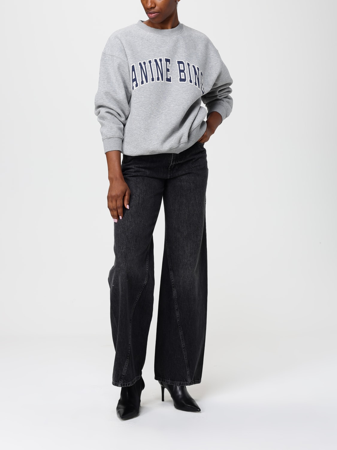 ANINE BING JEANS: Jeans woman Anine Bing, Black - Img 2