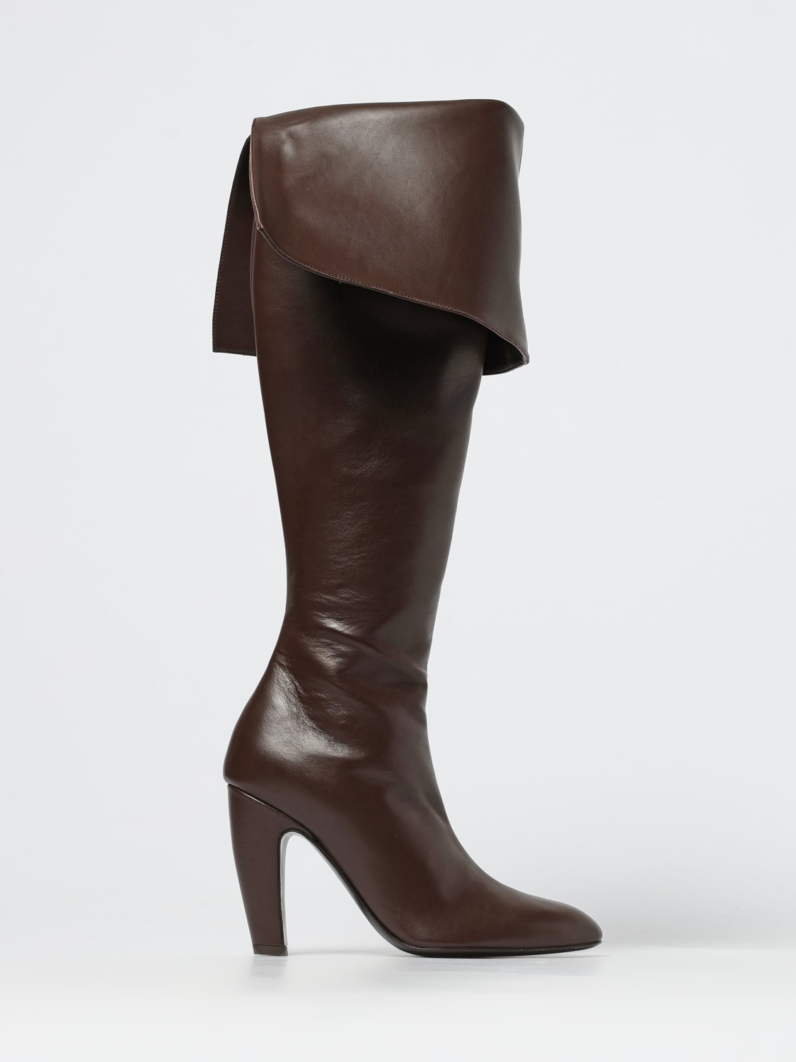 GIA BORGHINI BOOTS: Boots woman Gia Borghini, Brown - Img 1