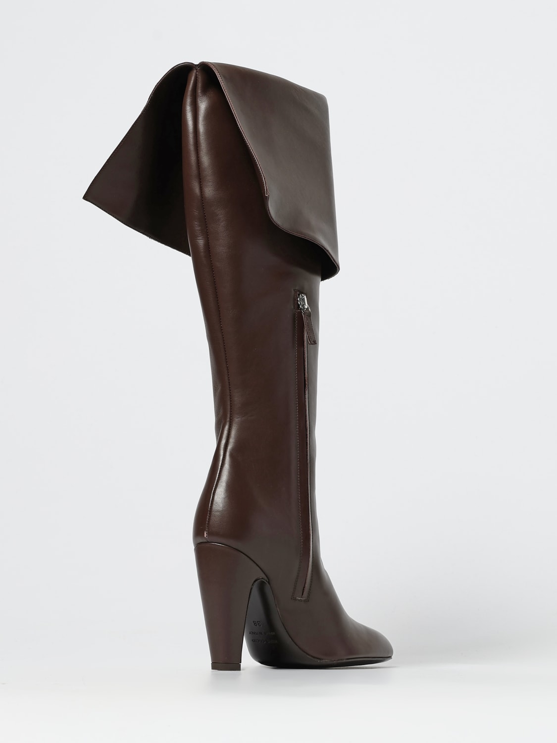 GIA BORGHINI BOOTS: Boots woman Gia Borghini, Brown - Img 2