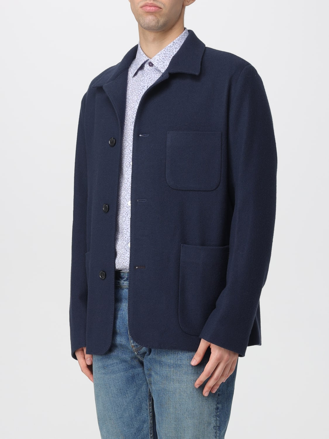 PAUL SMITH КУРТКА: Блейзер Мужское Paul Smith, Синий - Img 3