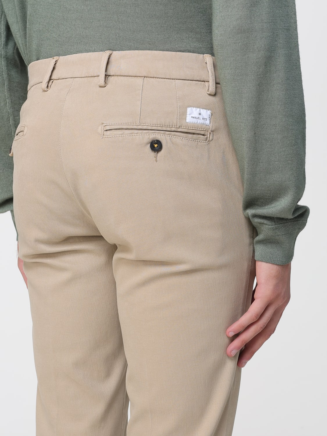 MANUEL RITZ PANTALONES: Pantalón hombre Manuel Ritz, Beige - Img 3