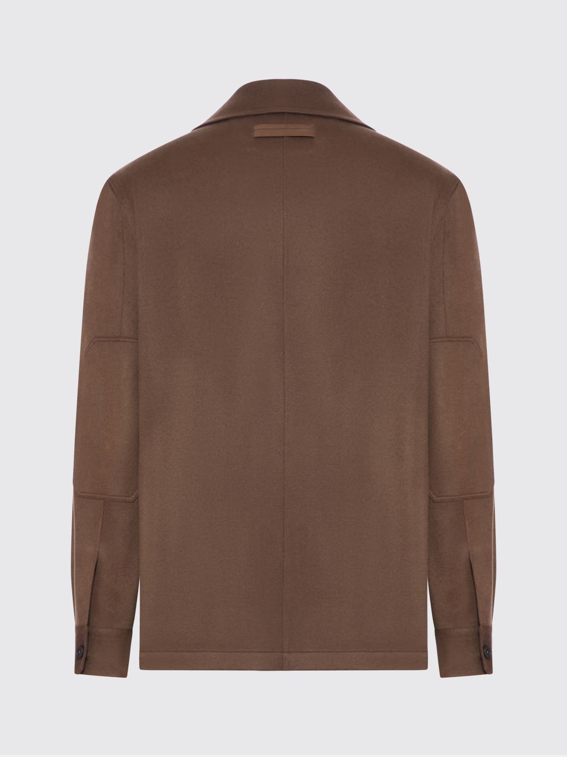 ZEGNA JACKET: Shirt men Zegna, Brown - Img 2