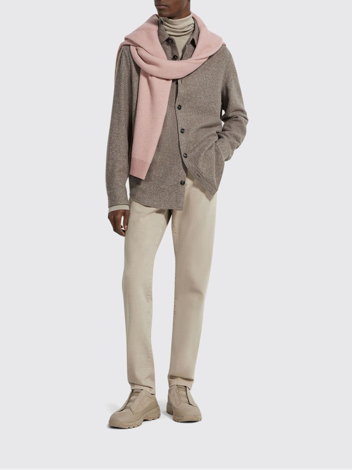 ZEGNA SHIRT: Shirt men Zegna, Brown - Img 2