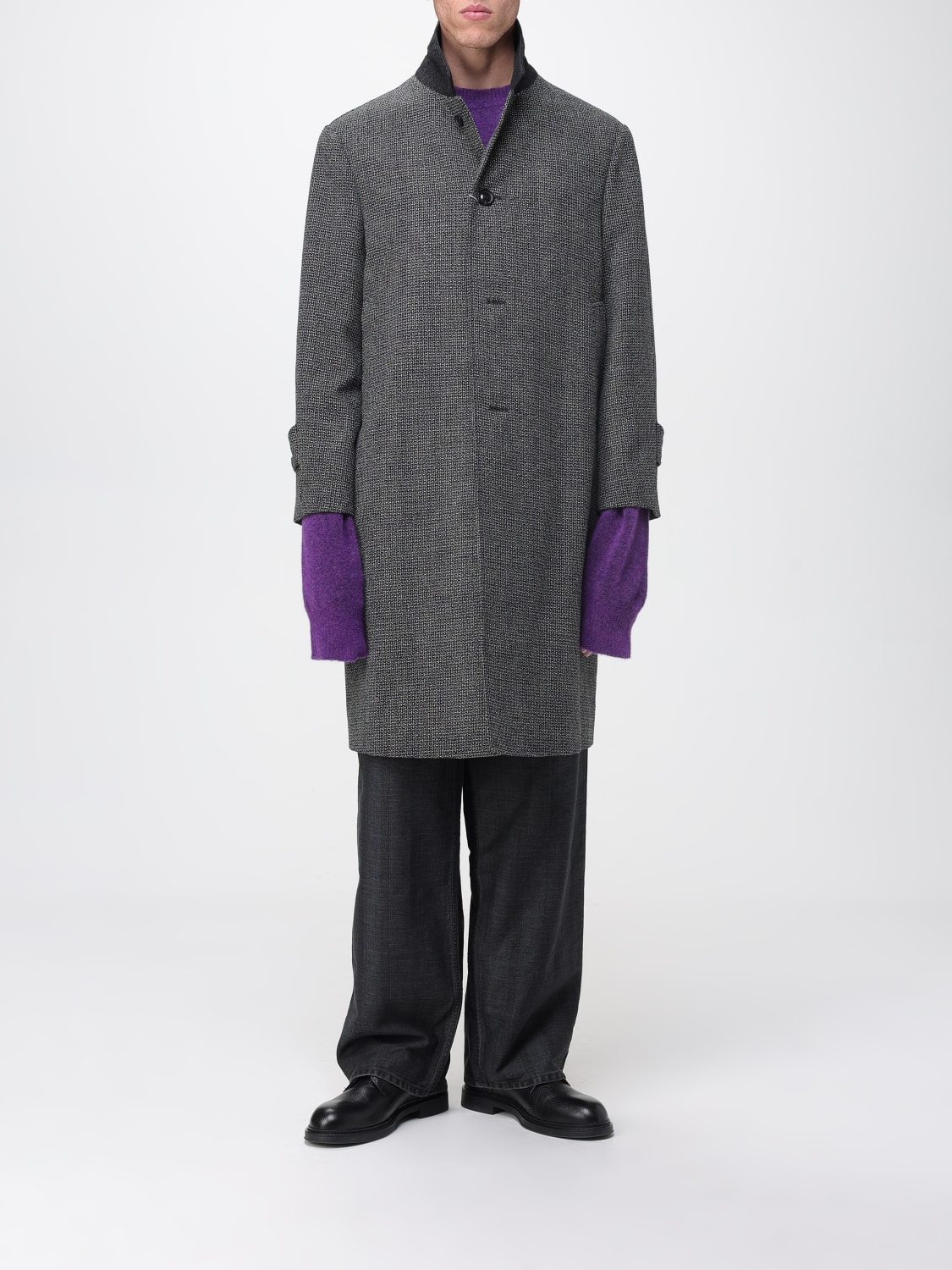 MAISON MARGIELA COAT: Coat men Maison Margiela, Black - Img 2