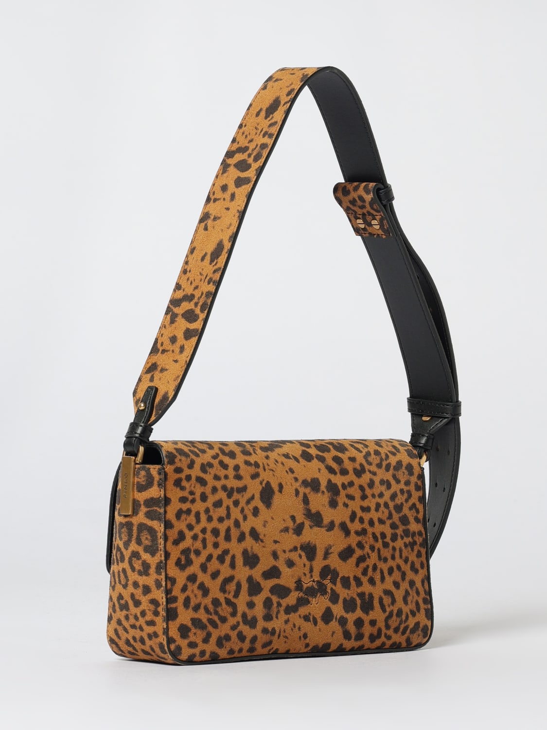 PINKO SHOULDER BAG: Crossbody bags woman Pinko, Brown - Img 2