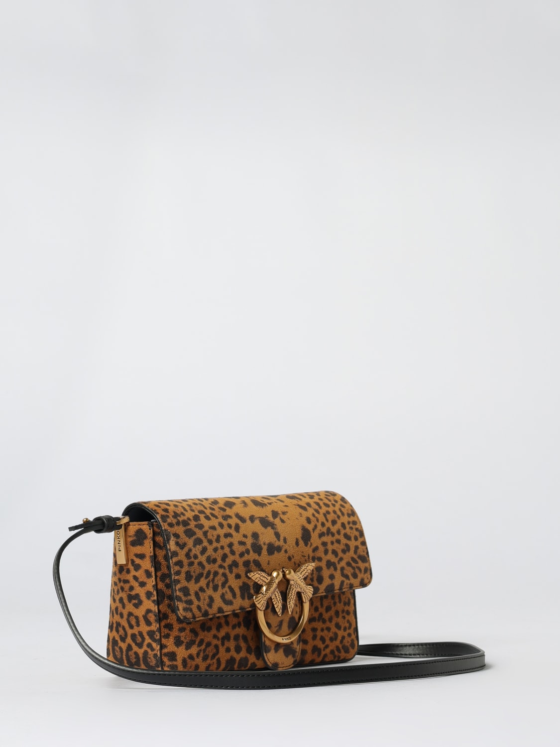 PINKO SHOULDER BAG: Crossbody bags woman Pinko, Brown - Img 4