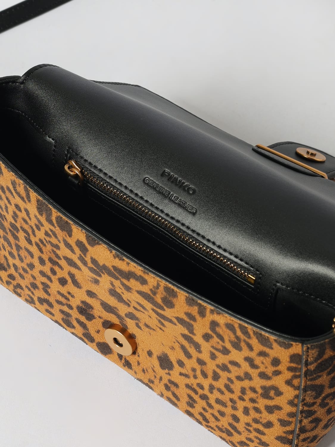 PINKO SHOULDER BAG: Crossbody bags woman Pinko, Brown - Img 5