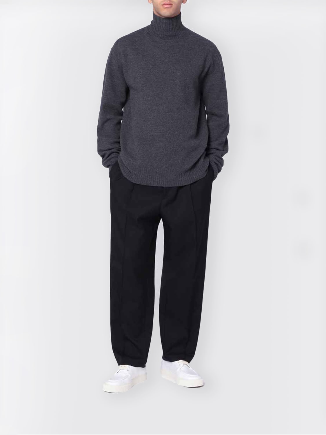 JIL SANDER SWEATER: Sweater men Jil Sander, Grey - Img 2