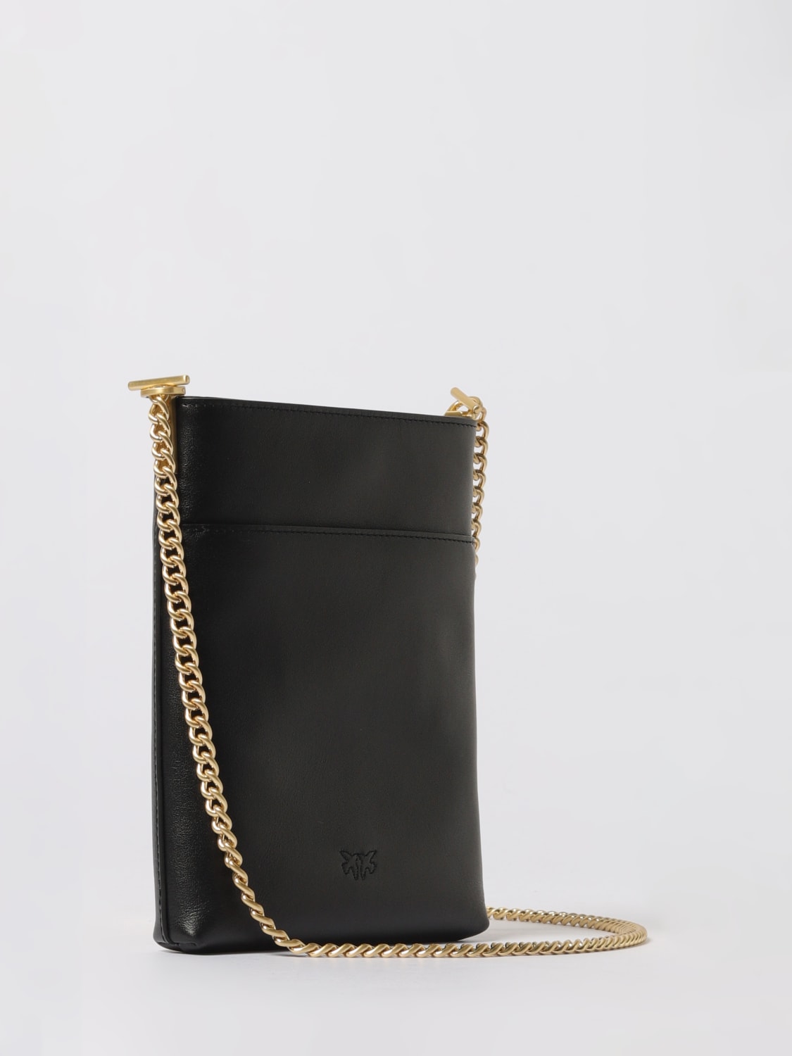 PINKO ACCESSORI TECH: Custodia per smartphone Pinko in pelle , Nero - Img 2