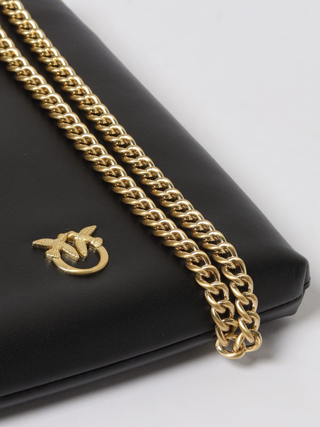 PINKO ACCESSORI TECH: Custodia per smartphone Pinko in pelle , Nero - Img 3