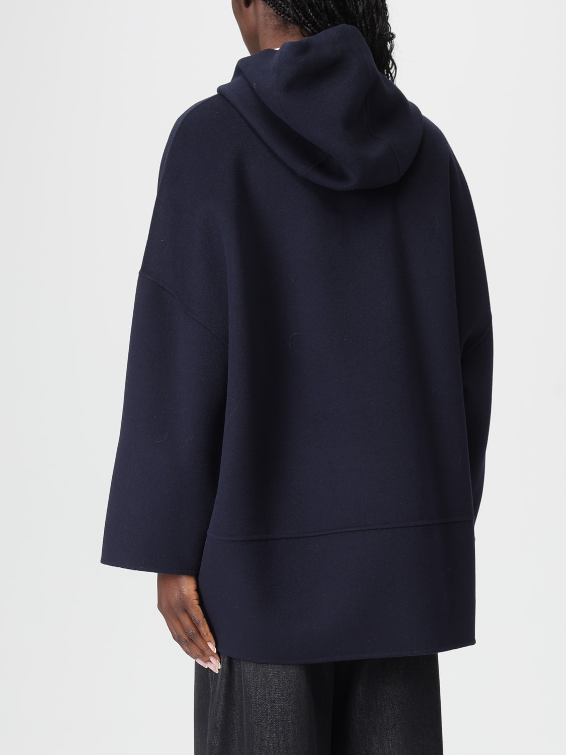 'S MAX MARA JACKET: Coat woman 's Max Mara, Blue - Img 2