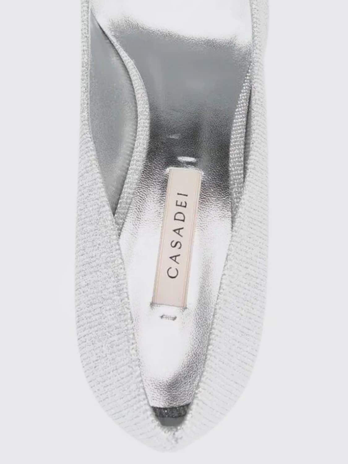 CASADEI ESCARPIN: Chaussures femme Casadei, Argent - Img 4