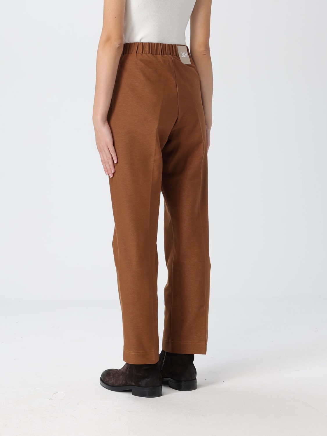 MM MAX MARA PANTS: Pants woman Mm Max Mara, Brown - Img 3