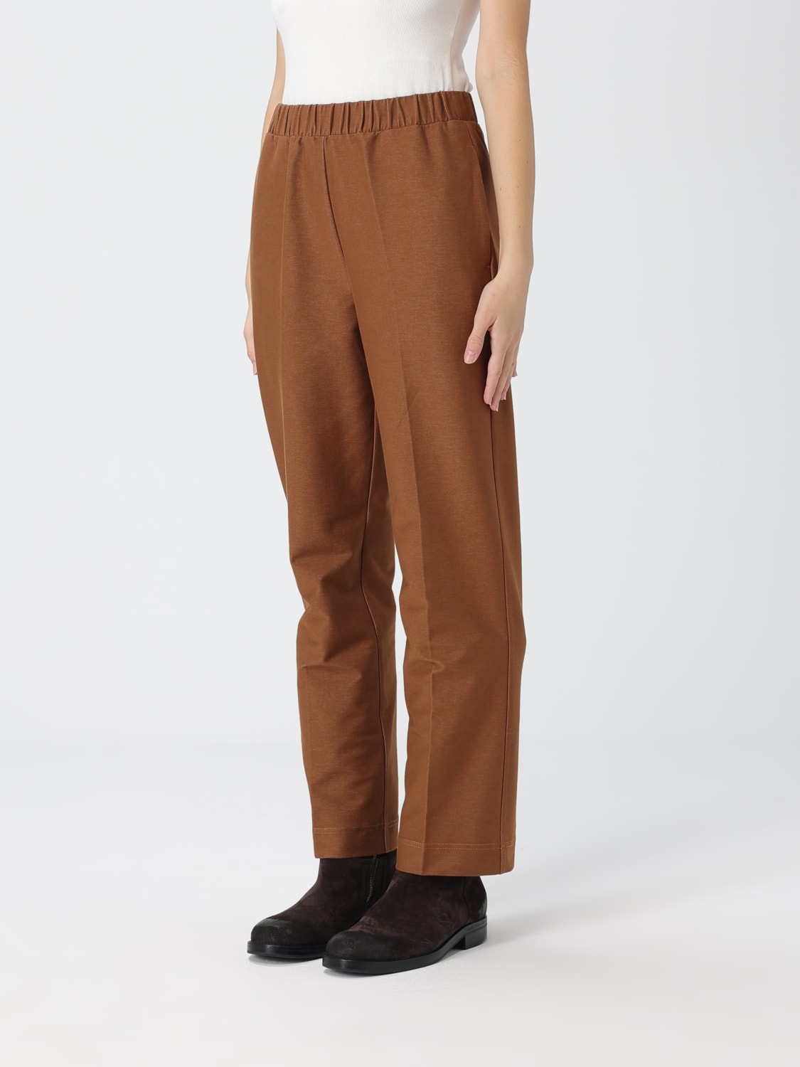 MM MAX MARA PANTS: Pants woman Mm Max Mara, Brown - Img 4