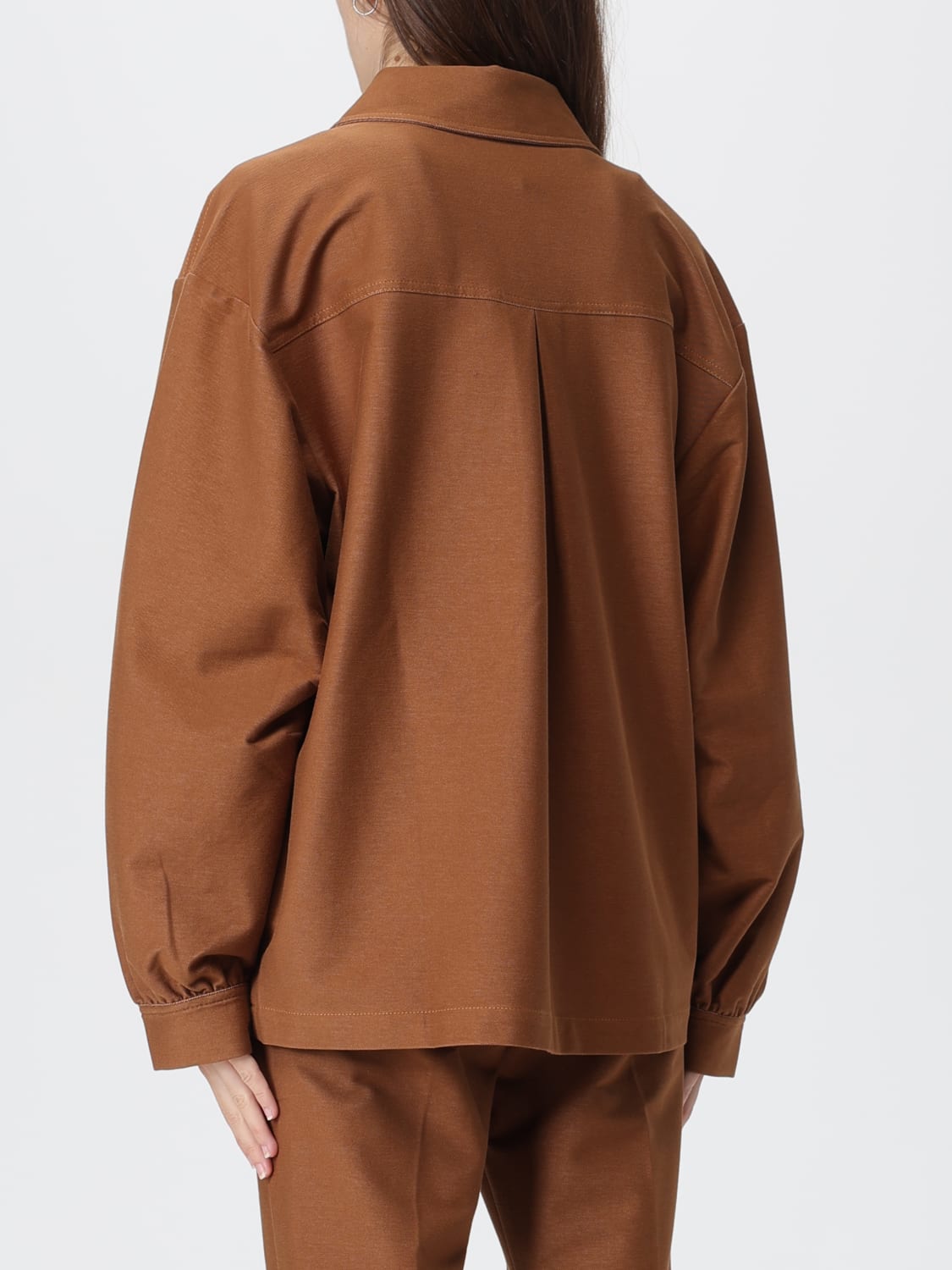 MM MAX MARA SHIRT: Sweater woman Mm Max Mara, Brown - Img 3