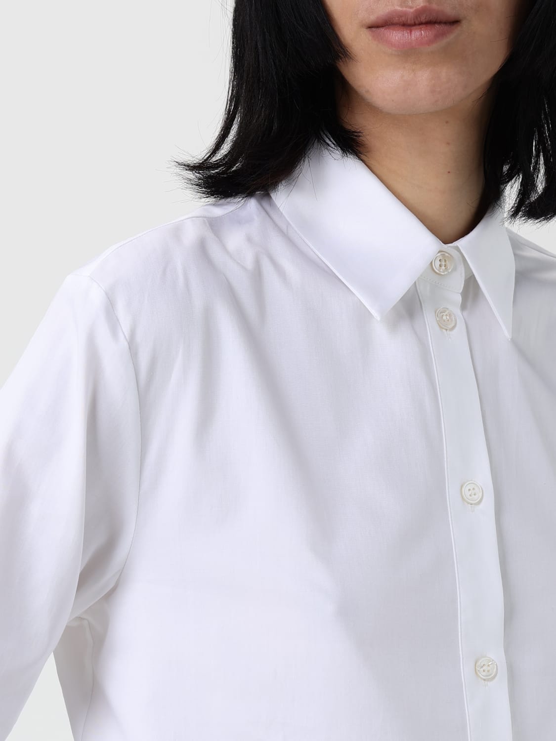 MM MAX MARA HEMDBLUSE: Hemdbluse damen Mm Max Mara, Weiß - Img 5