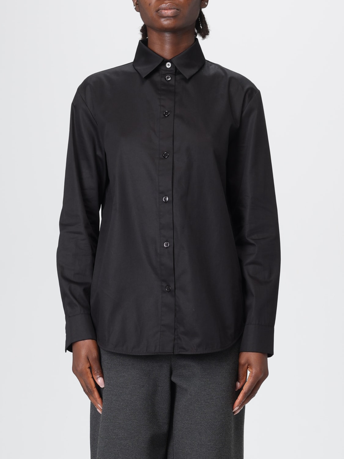 MM MAX MARA CAMISA: Camisa mujer Mm Max Mara, Negro - Img 1