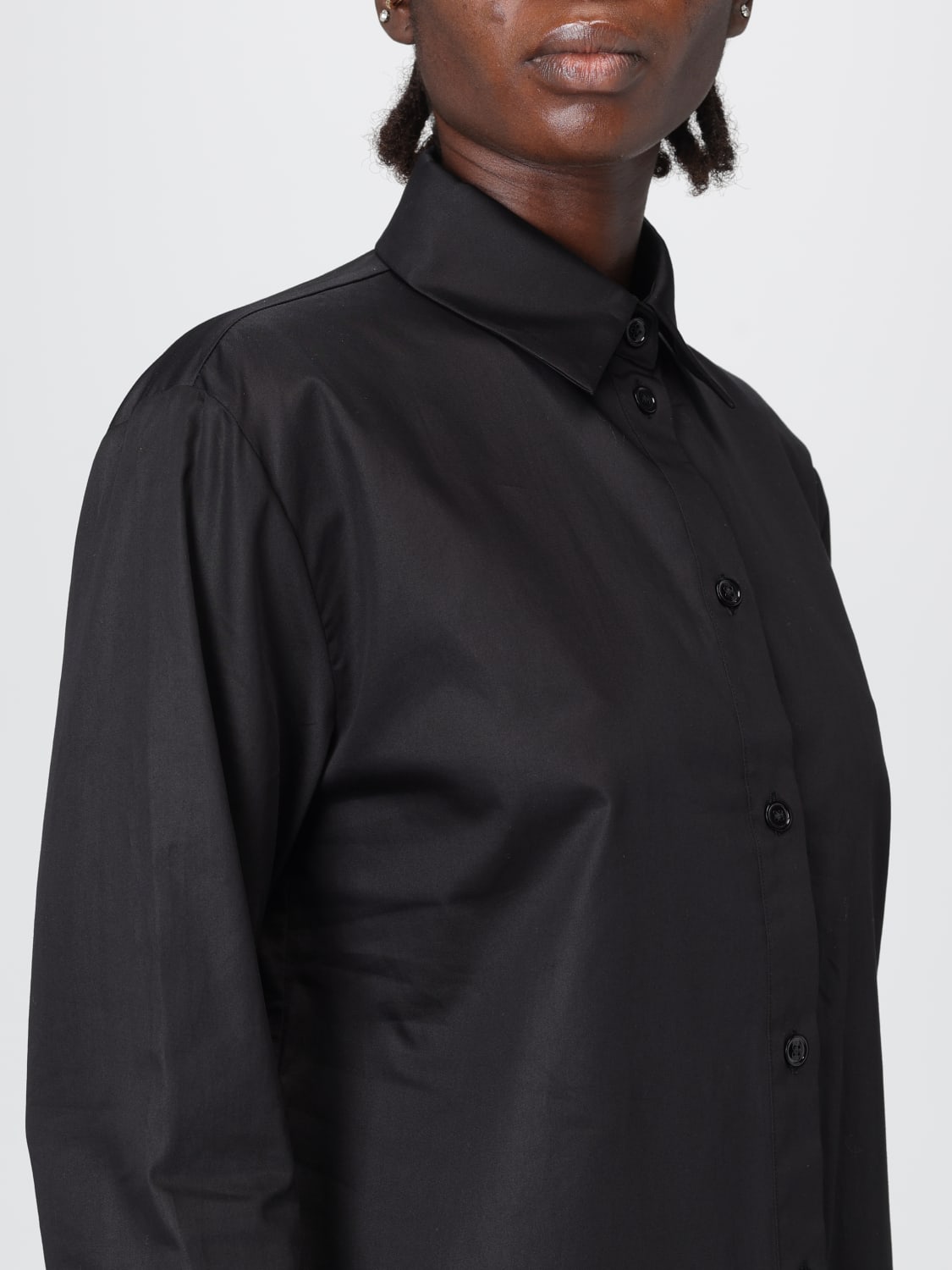 MM MAX MARA CAMISA: Camisa mujer Mm Max Mara, Negro - Img 5