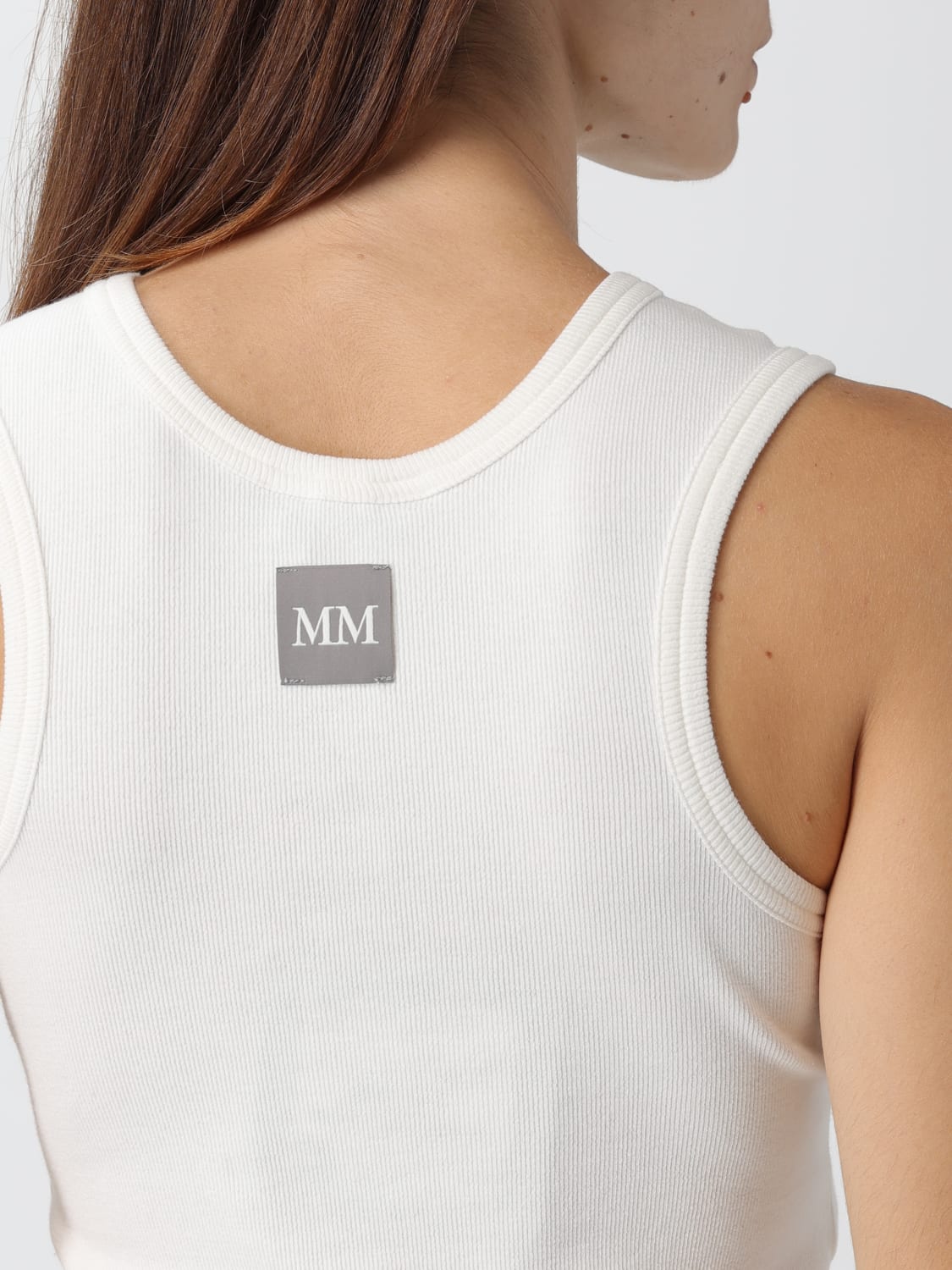 MM MAX MARA CAMISETA: Top mujer Mm Max Mara, Blanco - Img 5