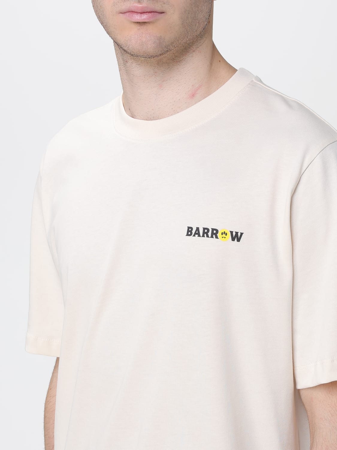 BARROW T-SHIRT: T-shirt men Barrow, Cream - Img 3
