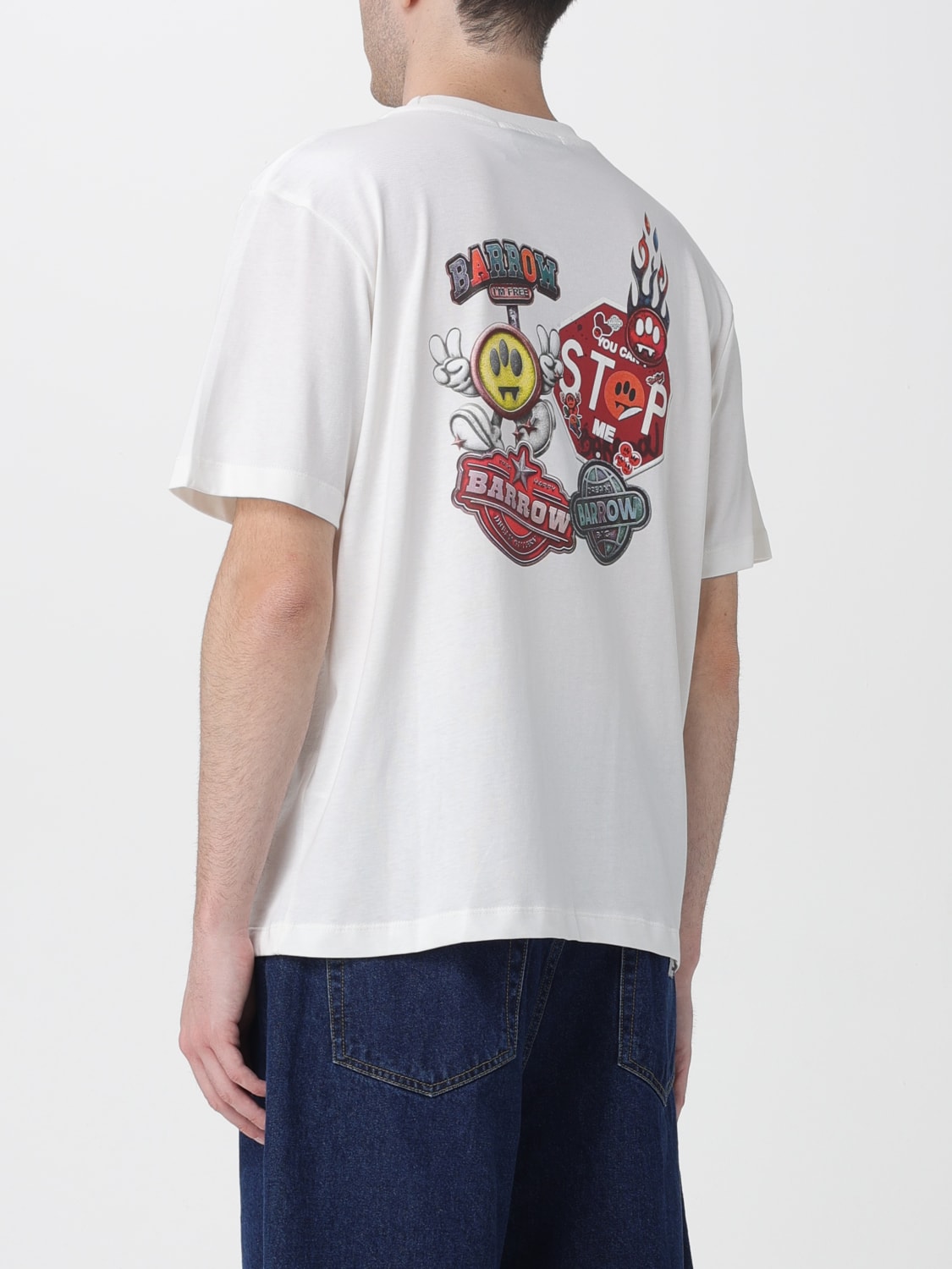 BARROW T-SHIRT: T-shirt men Barrow, White - Img 2